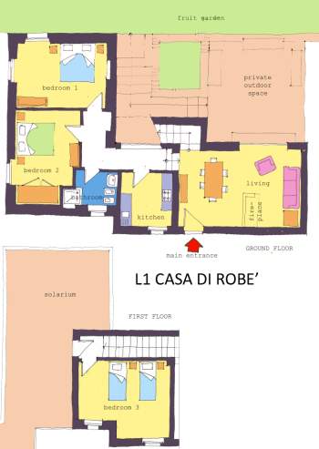 apartment house of Robè map