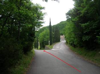 road from Pioraco